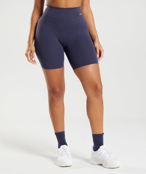 Szorty Gymshark Whitney Cycling Damskie Granatowe | PL 413AFO